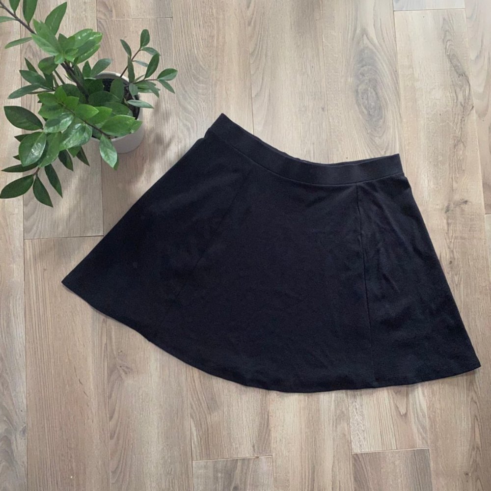NEXT Black A-Line/ Full Midi Skirt